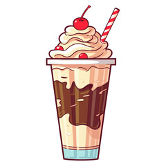 dessert vector illustration