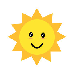 Cute Sun Vector