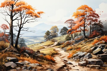 Obraz premium autumn in the mountains