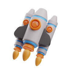 space technology Space Shuttle illustration 3d