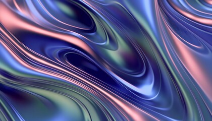 abstract ultraviolet background, holographic foil, waving fashion cloth