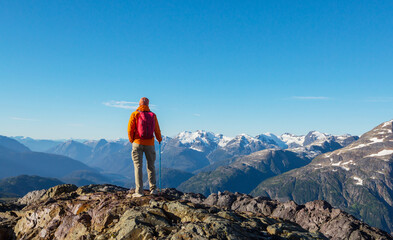 Obraz premium Hike in Canada