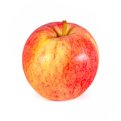 Red apple isolated on white background. Fruit