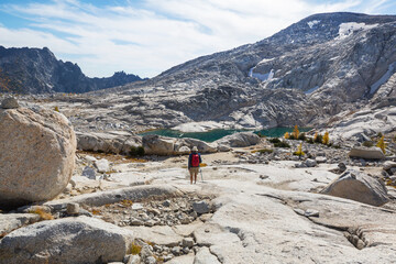 Hike in mountains