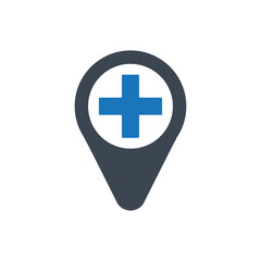 Medical location icon