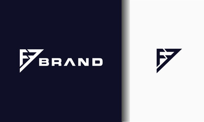 monogram letter FF logo