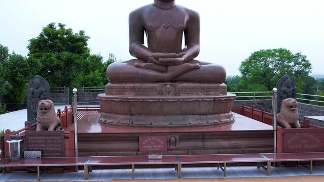 Statue of Ahinsa Sthal Mahaveer Bhagwan