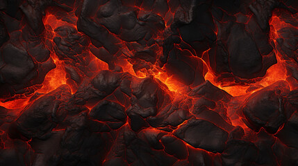 Lava on volcano background.
Modified Ai generative image.