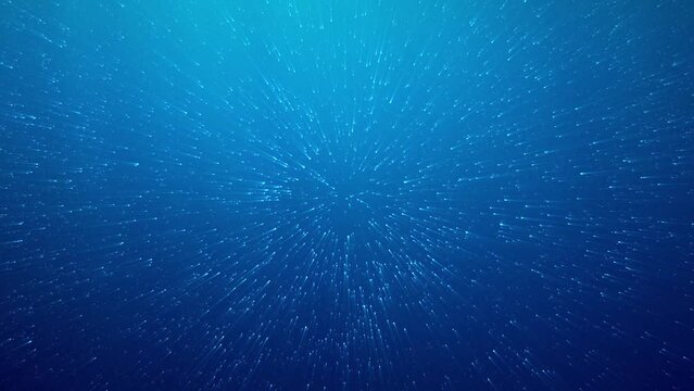 Particles underwater