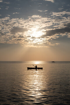 Morning Canoe on Lake Superior