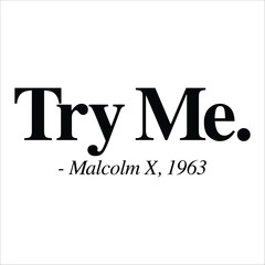 Stylish , fashionable  and awesome black history month quotes typography  illustrator