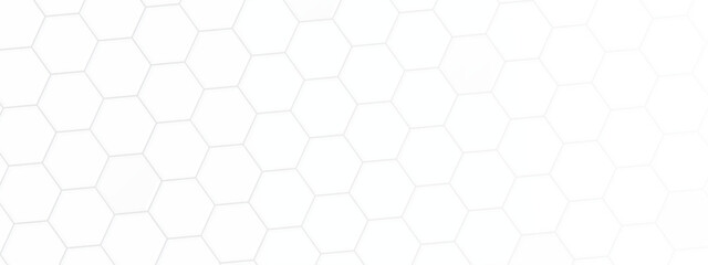 abstract white hexagon background design a white honeycomb grid pattern. . geometric background.
