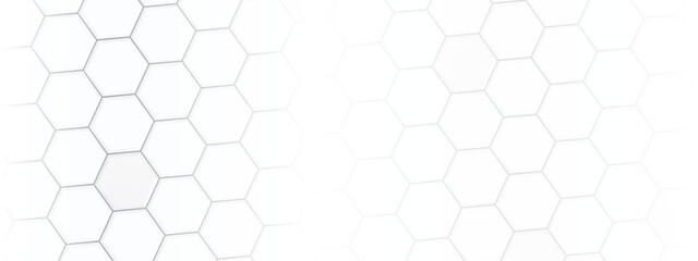 abstract white hexagon background design a white honeycomb grid pattern. . geometric background.