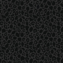 black Leopard Vector Art Vector Leopard print seamless pattern background Cheetah Print seamless
