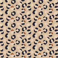 Leopard Vector Art Vector Leopard print seamless pattern background Cheetah Print seamless