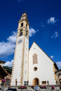 Chiesa di Tesero, Val di Fiemme, Trentino, Dolomiti, Italia