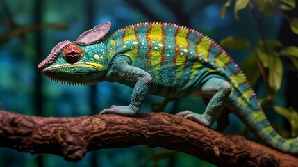 Chameleon Change in a Blink of an Eye by AI