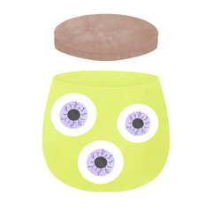  eyes in jar
