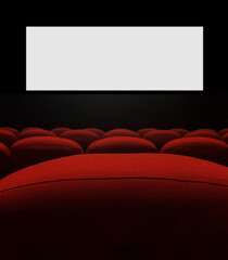 上映前の、誰もいない映画館