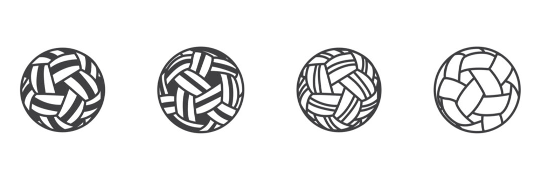 Simple flat of  Takraw ball vector icon, takraw icon in trendy simple style isolated on white background. Symbol for your web site design, logo, app, UI. Vector illustration