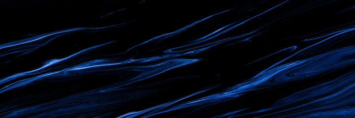 Marble rock texture blue ink pattern liquid swirl paint black dark that is Illustration background for do ceramic counter tile white that is abstract waves skin wall luxurious art ideas concept.