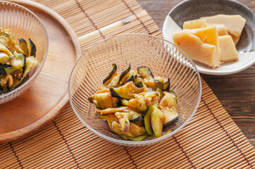茄子のからし和え
