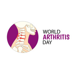 Vector Illustration of World Arthritis Day 
