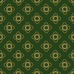 Seamless geometric pattern. Art deco style golden print pattern. Vector print for fabric background	
