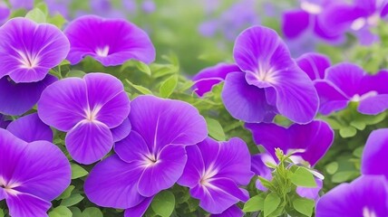 Fototapeta na wymiar Purple petunia 