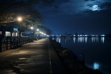 Obraz premium 夜景 | Night View Generative AI