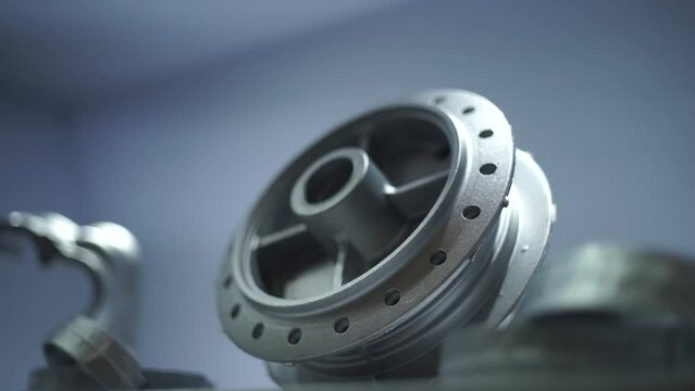 sandblasting machine for sandblasted parts and parts