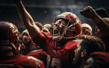 Heroes on the pitch: players compete to win football