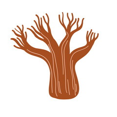 No Leaves Tree Illustration