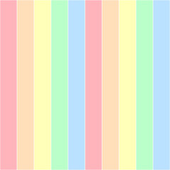 Rainbow pastel white block slide vector image