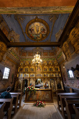 Fototapeta na wymiar Saint Paraskevi church, UNESCO site, Kwiaton, Lesser Poland Voivodeship, Poland