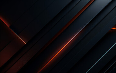 Dark abstract background with diagonal stripes