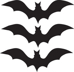 Halloween vector elements black color, Halloween art illustration