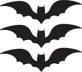 Halloween vector elements black color, Halloween art illustration