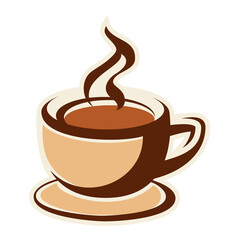 Obraz premium cup of coffee with chocolate, coffee cup Latte and cappuccino