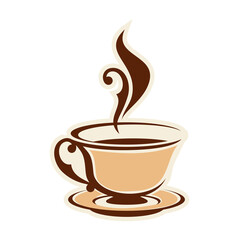 cup of coffee with chocolate, coffee cup Latte and cappuccino