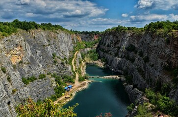 waterfall on the river