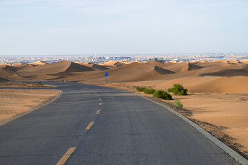 sand dunes in the desert