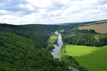 landscape with river