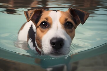 Jack Russell Terrier Dog - obrazy, fototapety, plakaty