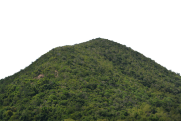 mountain isolated transparency background.