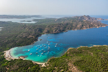 Naklejka premium Cala Brandinchi beach in Italy