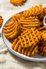 Salty Organic Waffle French Fries