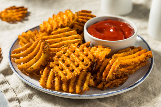 Salty Organic Waffle French Fries