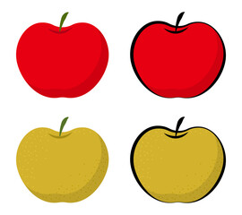 Korean fruits (apples and pears)