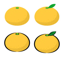 Korean fruit (tangerines, a famous Jeju Island specialty)